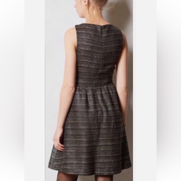 MOULINETTE SOEURS Anthropologie Metallic Tweed Dress - Picture 7 of 7
